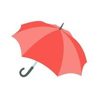 bunt Regenschirm Symbol zum Regen Schutz öffnen Sonne Regenschirm einfach Stil vektor