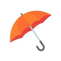 bunt Regenschirm Symbol zum Regen Schutz öffnen Sonne Regenschirm einfach Stil vektor