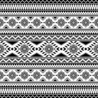 aztec etnisk geometrisk vektor bakgrund i svart och vit. stam- randig sömlös mönster. traditionell prydnad. design för textil, tyg, Kläder, ridå, matta, prydnad, omslag, tapet.