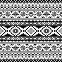 aztekisch ethnisch geometrisch Vektor Hintergrund im schwarz und Weiß. Stammes- gestreift nahtlos Muster. traditionell Ornament. Design zum Textil, Stoff, Kleidung, Vorhang, Teppich, Ornament, Verpackung, Hintergrund.
