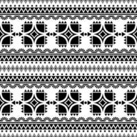 geometrisk traditionell illustration design. sömlös etnisk mönster. stam- aztec stil. svart och vit färger. design för textil, tyg, kläder, ridå, matta, batik, prydnad, omslag, papper. vektor