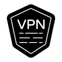 perfekt design ikon av vpn vektor