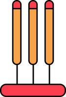 Illustration von Weihrauch Stock Stand Symbol. vektor