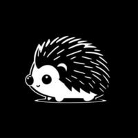 Igel, minimalistisch und einfach Silhouette - - Vektor Illustration