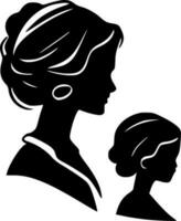 Mama - - minimalistisch und eben Logo - - Vektor Illustration
