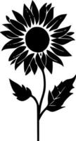 Sonnenblume - - hoch Qualität Vektor Logo - - Vektor Illustration Ideal zum T-Shirt Grafik