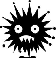 Virus - - hoch Qualität Vektor Logo - - Vektor Illustration Ideal zum T-Shirt Grafik