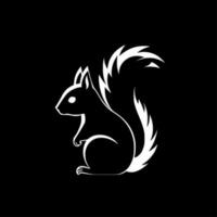 Eichhörnchen - - minimalistisch und eben Logo - - Vektor Illustration