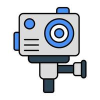 en unik design ikon av kamera vektor