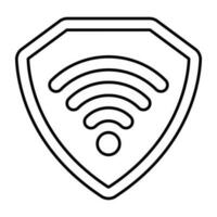 Prämie herunterladen Symbol von Internet Sicherheit vektor