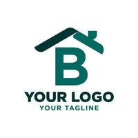 brev b tak vektor logotyp design