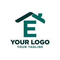 Brief e Dach Vektor Logo Design