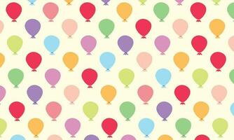nahtlos bunt Luftballons Muster Hintergrund Vorlage Kopieren Raum. geeignet zum Poster, Banner, Landung Buchseite, Flyer, oder Startseite vektor