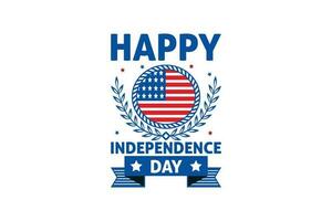 4 .. Juli glücklich Unabhängigkeit Tag . USA Flagge patriotisch, Unabhängigkeit Tag Vektor Illustration.