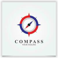 modern kompass logotyp premie elegant mall vektor eps 10