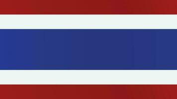 thailand flagga. thailand flagga vektor. thailand flagga design illustration. vektor