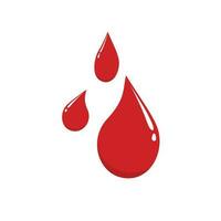 Blut. Blut Symbol Vektor Design. Blut einfach unterzeichnen. Blut Symbole. Blut Symbol isoliert Design zum Webseite, medizinisch, Tinte, Vorlage. rot Tinte. rot Wasser Bild.