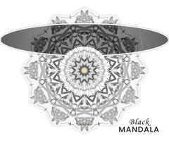mandala mall för textil- till skriva ut redo vektor