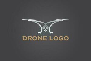 Drönare logotyp design mall för du vektor