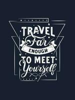 Tour-Reise-T-Shirt-Design, Abenteuer-Reise-T-Shirt-Design vektor