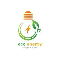 eco energi abstrakt logotyp design vektor mall