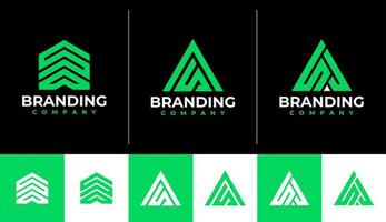 minimalistisch Linie Initiale s ein sa wie Logo Design. modern Digital Brief wie sa Logo. vektor