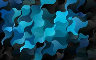 ljusblå vektor mönster med bubbla former.