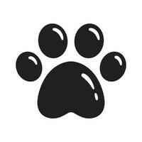 Hund Pfote Vektor Fußabdruck Symbol Logo Französisch Bulldogge Katze Hündchen Karikatur Symbol Zeichen Illustration