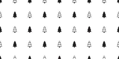 Weihnachten Baum nahtlos Muster Vektor Santa claus Schnee Berg Holz Wald Schal isoliert Karikatur Illustration Fliese Hintergrund wiederholen Hintergrund