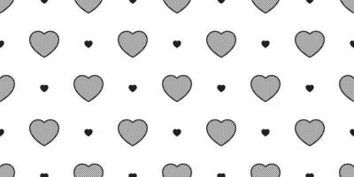 hjärta sömlös mönster vektor valentine polka punkt gåva slå in bricka bakgrund upprepa tapet scarf isolerat
