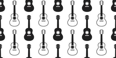 Gitarre nahtlos Muster Vektor Bass Ukulele Musik- Schal isoliert Grafik Illustration wiederholen Hintergrund Fliese Hintergrund Design