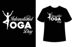 Yoga t Hemd Design Vektor Datei