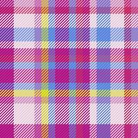 nahtlos Vektor Textil- von Textur Plaid Stoff mit ein prüfen Muster Tartan Hintergrund.