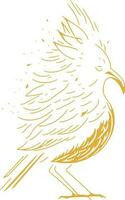 Vogel Pixel Logo Vektor Datei