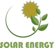 Solar- Energie Logo Vektor Datei