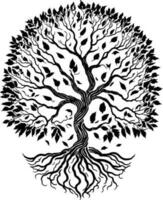 träd av liv logotyp vektor fil