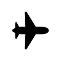 Flugzeug-Vektor-Symbol vektor