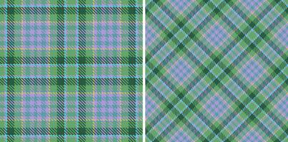 mönster pläd textur av kolla upp vektor tyg med en textil- tartan sömlös bakgrund.