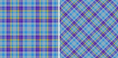 Tartan Stoff Plaid. Textur Vektor Textil. prüfen nahtlos Muster Hintergrund.