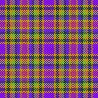 mönster tyg textil- av pläd kolla upp sömlös med en vektor bakgrund tartan textur.