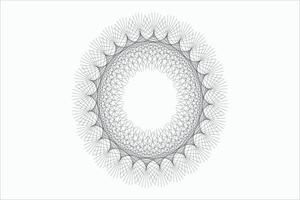 geometrisk spiral på vit bakgrund vektor