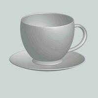 3d realistisch Vektor isoliert Weiß Tassen von Kaffee, Cappuccino, Amerikaner, Espresso, Mokka, Latté, Kakao, leer Weiß Tasse geeignet zum Platzierung Logo oder Text