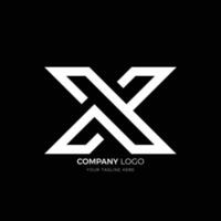 x Logo Vektor Symbol Design Illustration Vorlage