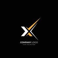 x logotyp vektor ikon design illustration mall