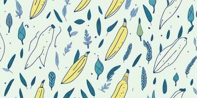 nyckfull Semester, vektor illustration av banan mönster för sommar teman