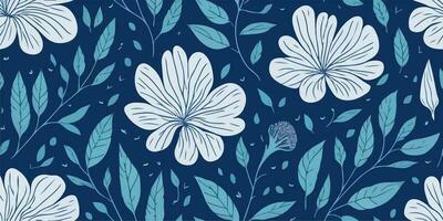 botanisk salighet, utsökt vektor illustration av blomma motiv