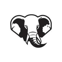 Elefant Logo Vektor, Elefant Illustration, Logo Design vektor