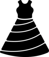 modern Kleid, Sommer- Zeichen oder Symbol. vektor