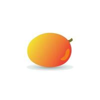 Mango Obst Illustration Design vektor