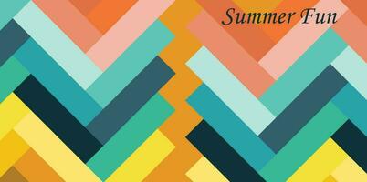 abstrakt Hintergrund Design mit Sommer- Thema vektor